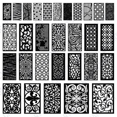 Panels Patterns Decorative for CNC Machine PLASMA ROUTER Laser Cut