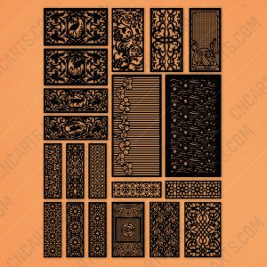 CNC Decorative Laser Cut Panels Template 10735545 Vector Art at