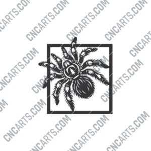 Spider Wall Decor for Halloween CNC Design