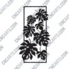 Leaf Pattern Decorative DXF File for CNC Cutting